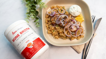 Chicken tzatzikii and rice