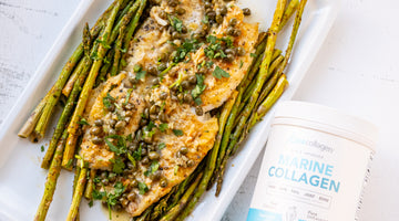 FISH PICATTA W/ ASPARAGUS